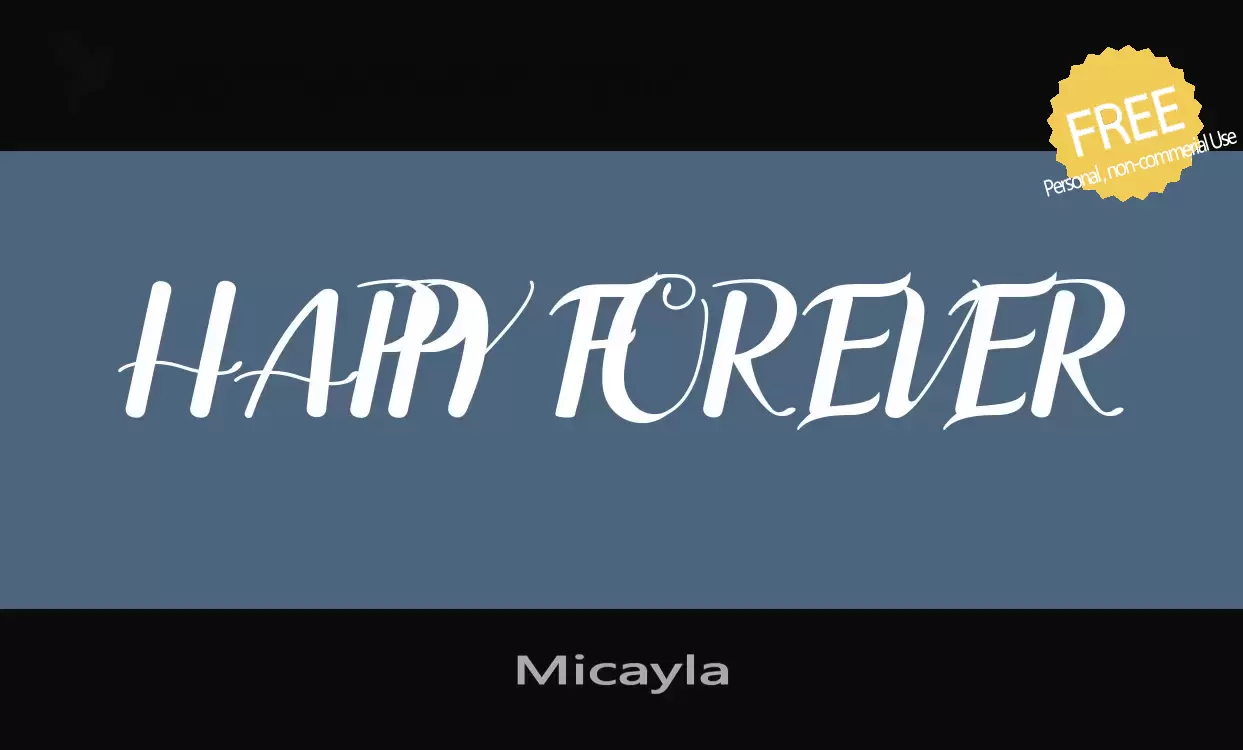 Sample of Micayla