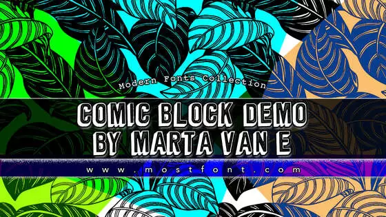 Typographic Design of Comic-Block-DEMO-By-Marta-Van-E