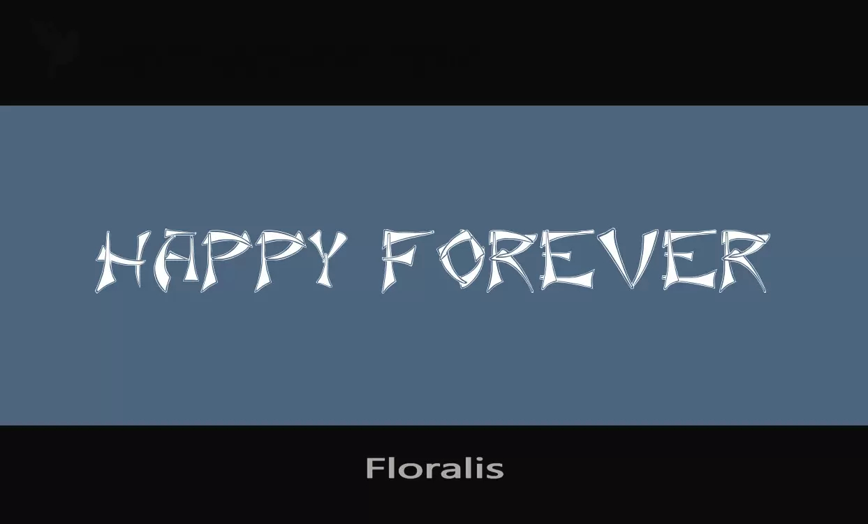 Font Sample of Floralis