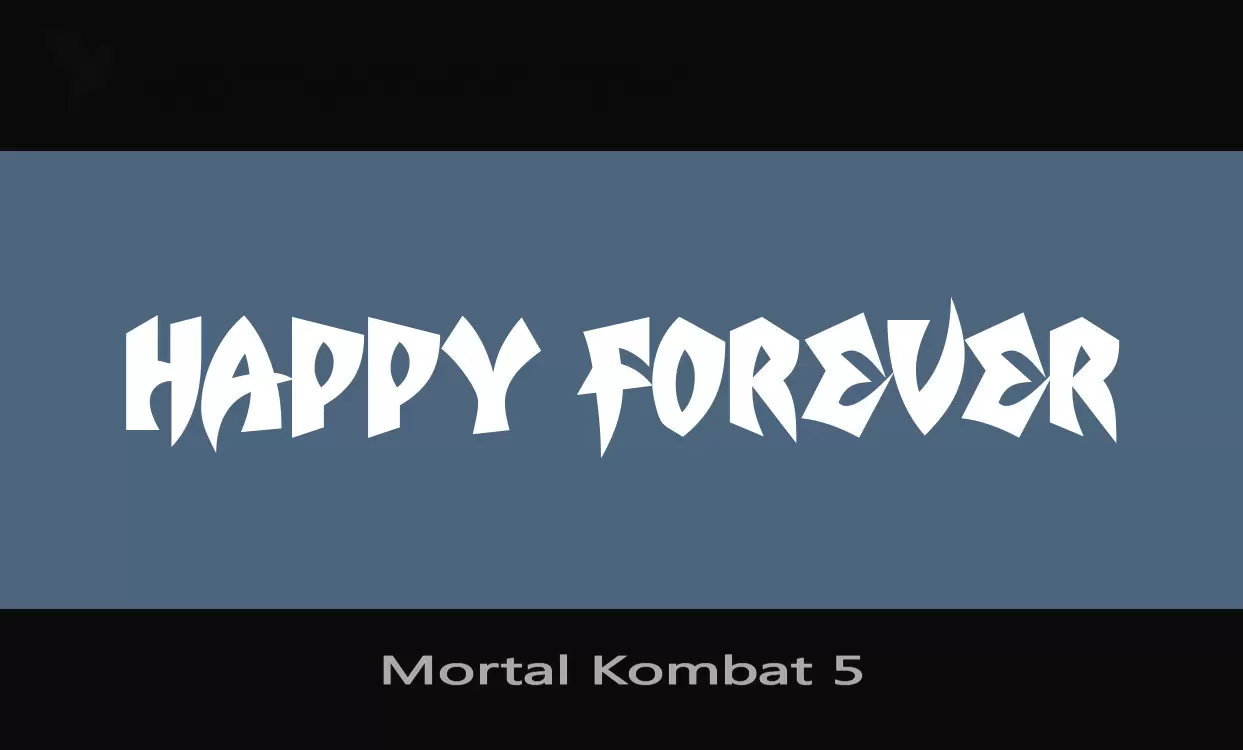 「Mortal-Kombat-5」字体效果图