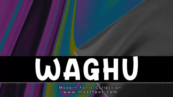 Typographic Design of WAGHU