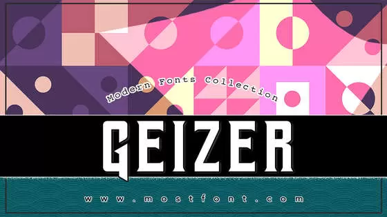 Typographic Design of Geizer