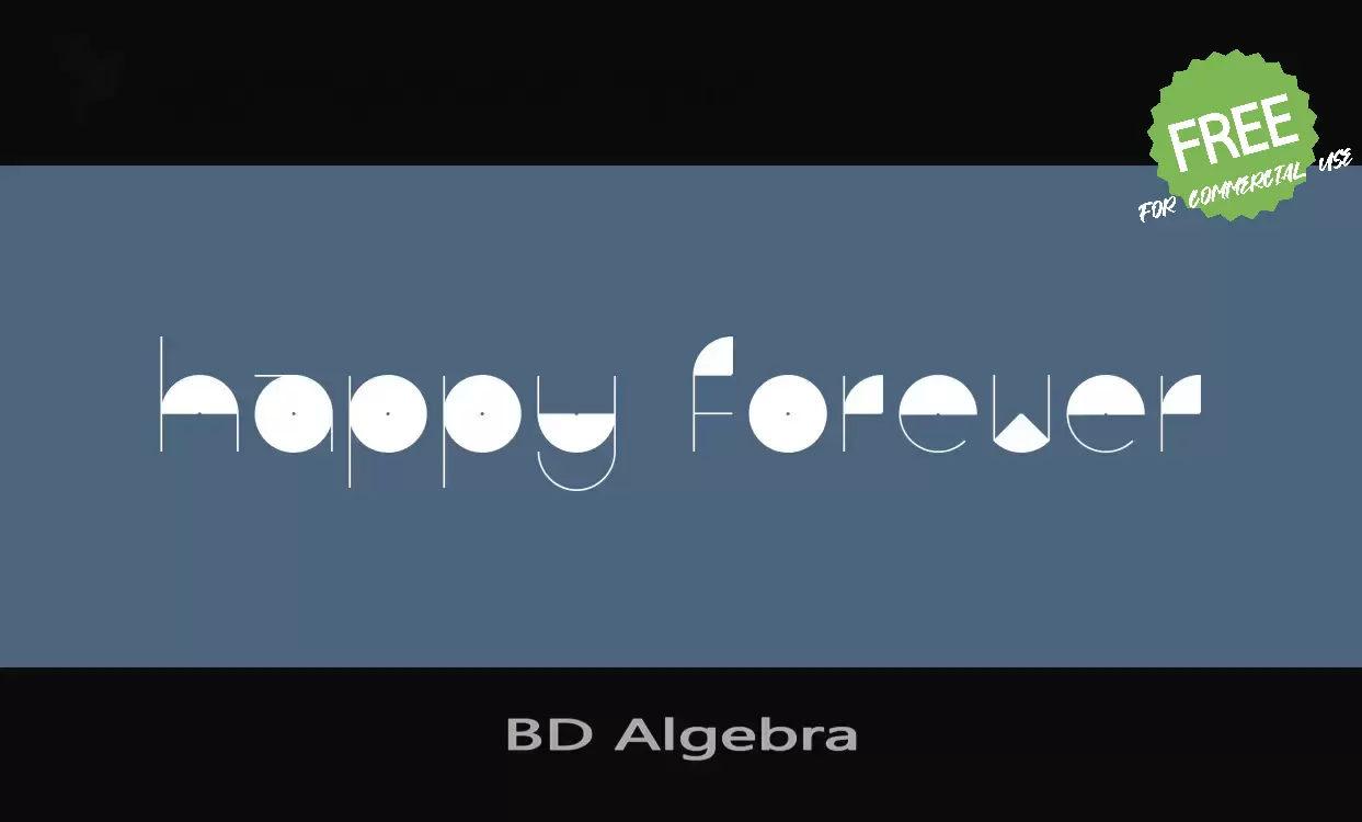 Sample of BD-Algebra