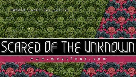 Typographic Design of Scared-Of-The-Unknown