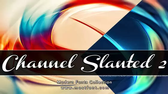 Typographic Design of Channel-Slanted-2