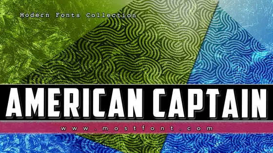 「American-Captain」字体排版样式