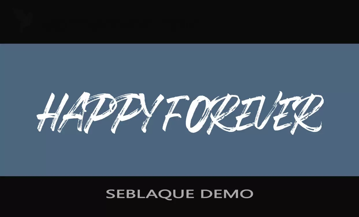 Sample of SEBLAQUE-DEMO