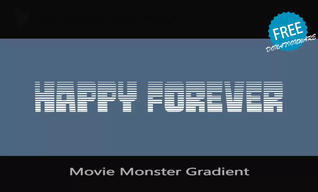 Sample of Movie-Monster-Gradient