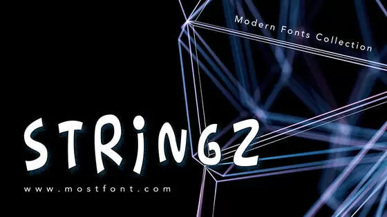 「Stringz」字体排版样式