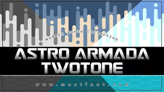 Typographic Design of Astro-Armada-Twotone