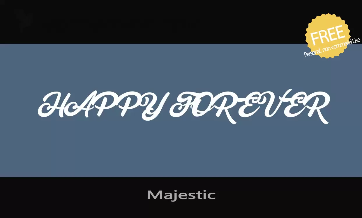 Sample of Majestic