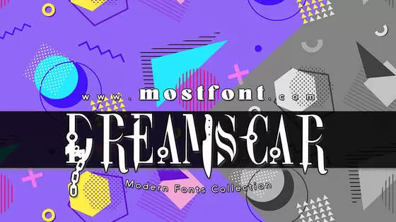 Typographic Design of DreamScar