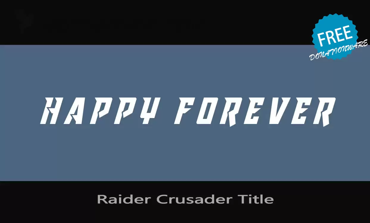 Sample of Raider-Crusader-Title