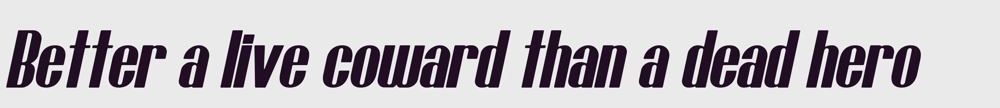 「Brasham Rounded Italic Demo」字体效果图