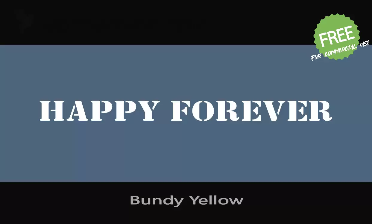 Sample of Bundy-Yellow