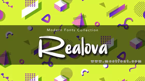 Typographic Design of Realova