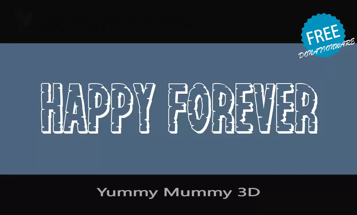 「Yummy-Mummy-3D」字体效果图