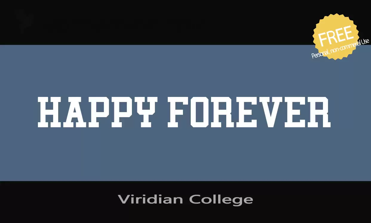 Sample of Viridian-College