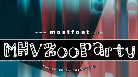 Typographic Design of MHVZooParty