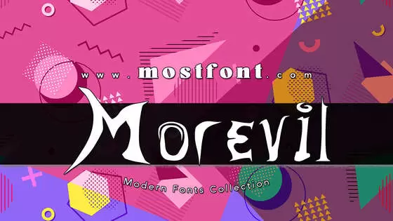 Typographic Design of Morevil