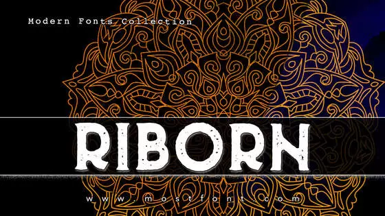 Typographic Design of Riborn