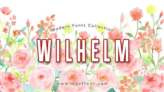 「Wilhelm」字体排版图片