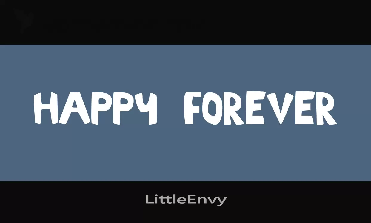 「LittleEnvy」字体效果图