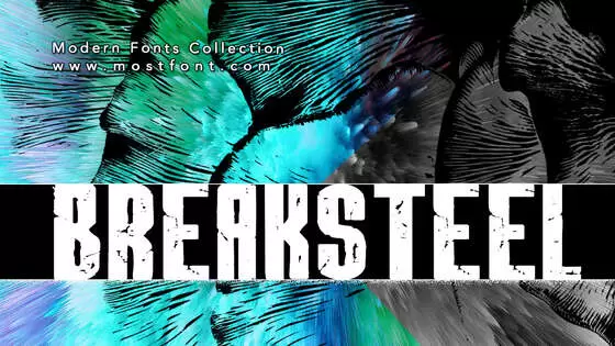 Typographic Design of BREAKSTEEL