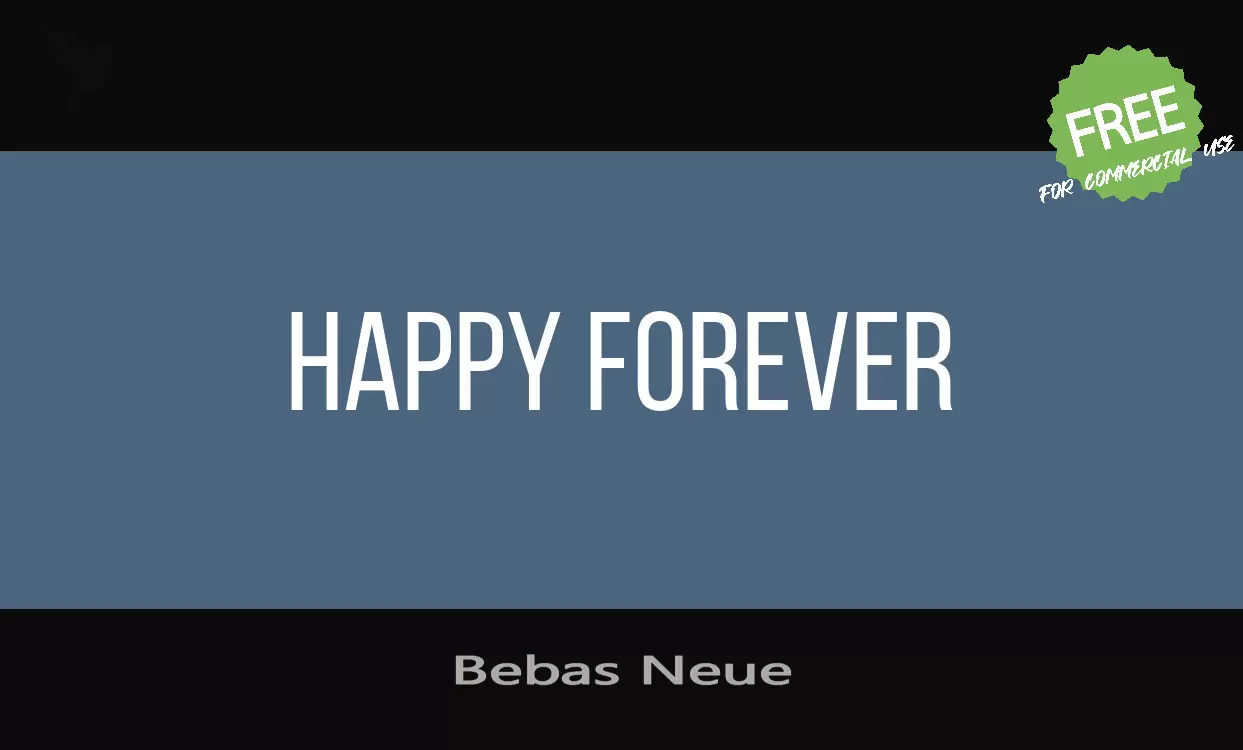 Sample of Bebas-Neue