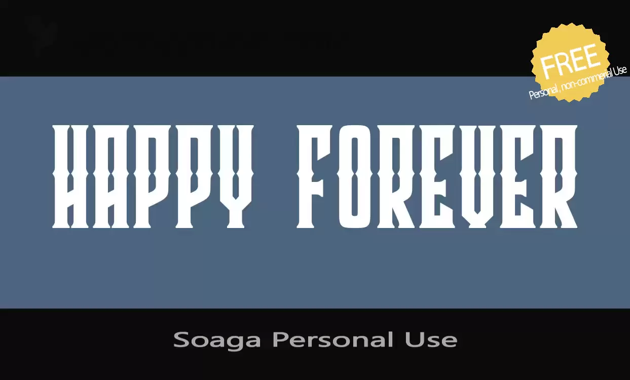 Sample of Soaga-Personal-Use