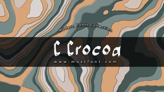 Typographic Design of C-Crocoa