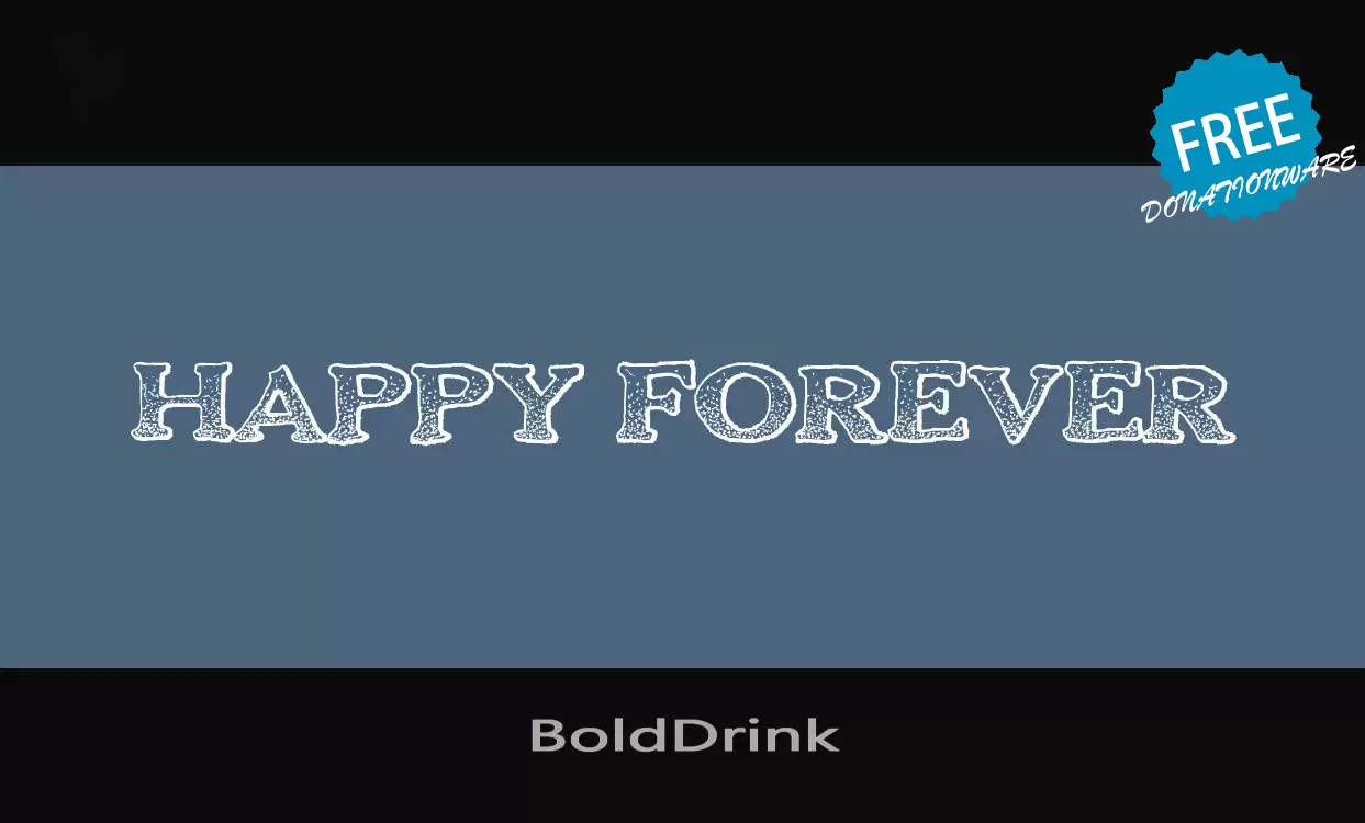 Sample of BoldDrink