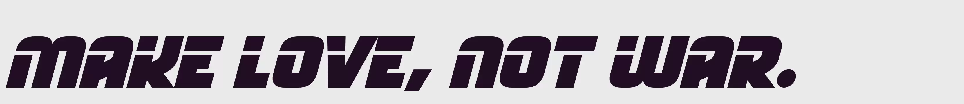 Preview Of Space Rave Italic