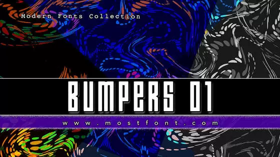 「Bumpers-01」字体排版图片