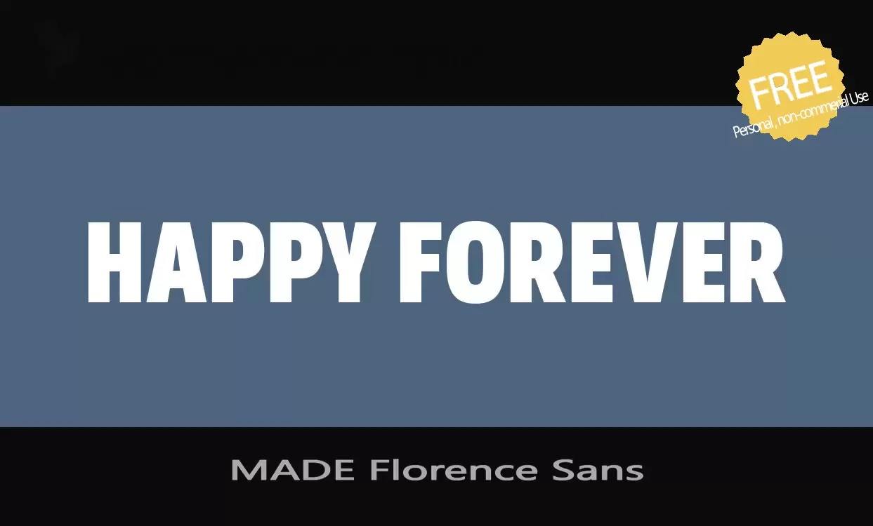 Sample of MADE-Florence-Sans