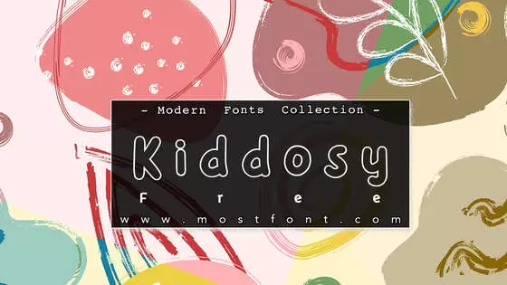 Typographic Design of Kiddosy-Free