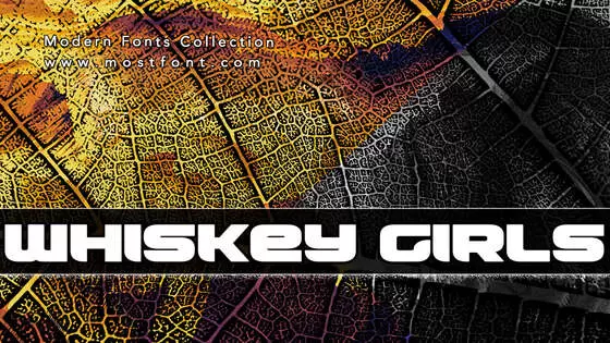 「Whiskey-Girls」字体排版样式