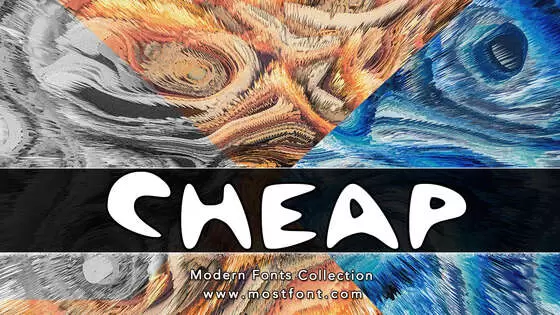 Typographic Design of Cheap