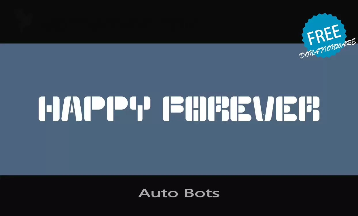 Sample of Auto-Bots