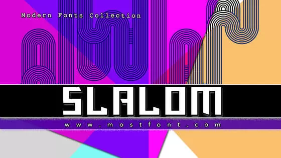 Typographic Design of Slalom