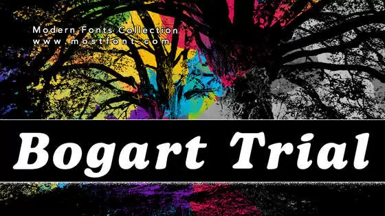 Typographic Design of Bogart-Trial