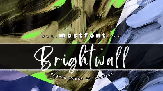 Typographic Design of Brightwall-Personal-Use