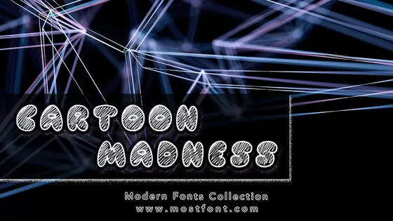 Typographic Design of Cartoon-Madness