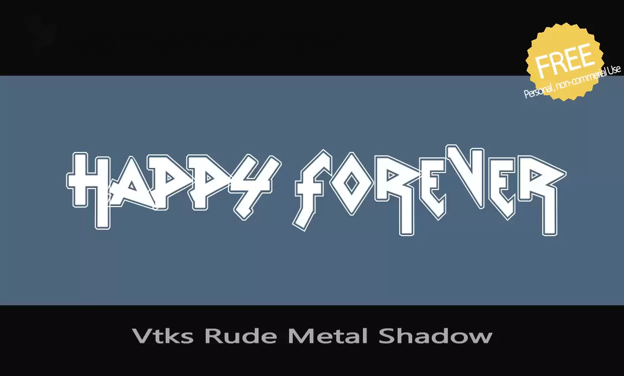 Sample of Vtks-Rude-Metal-Shadow