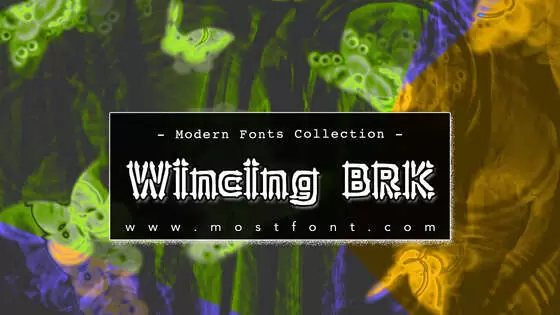 「Wincing-BRK」字体排版图片