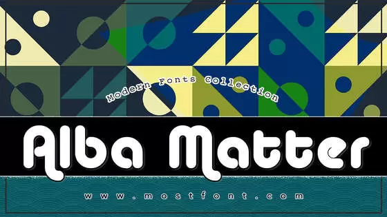 Typographic Design of Alba-Matter