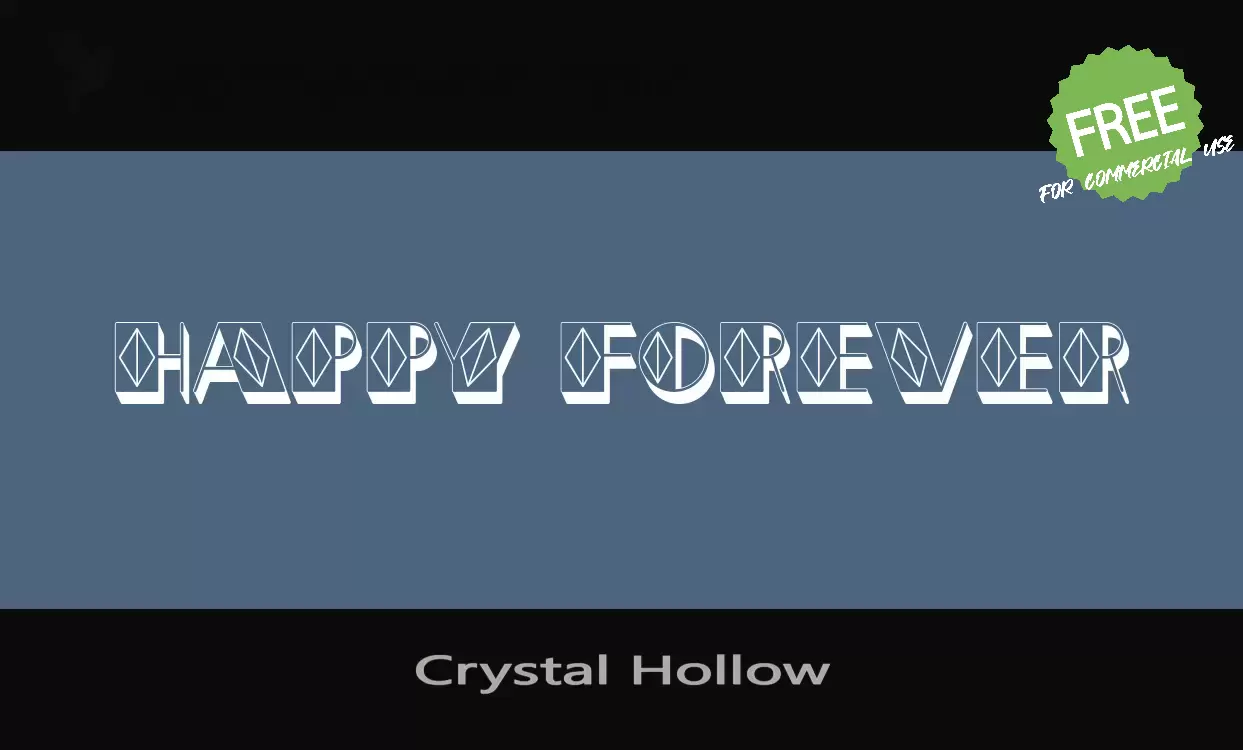 Sample of Crystal-Hollow