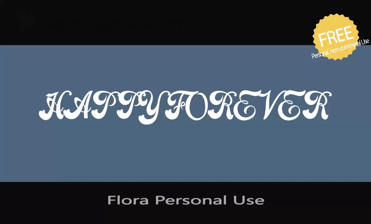 Sample of Flora-Personal-Use