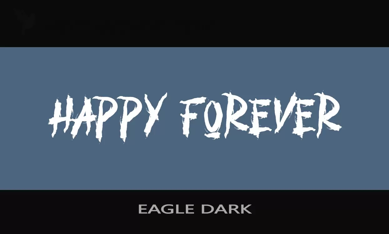 Font Sample of EAGLE-DARK