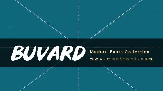 「Buvard」字体排版图片